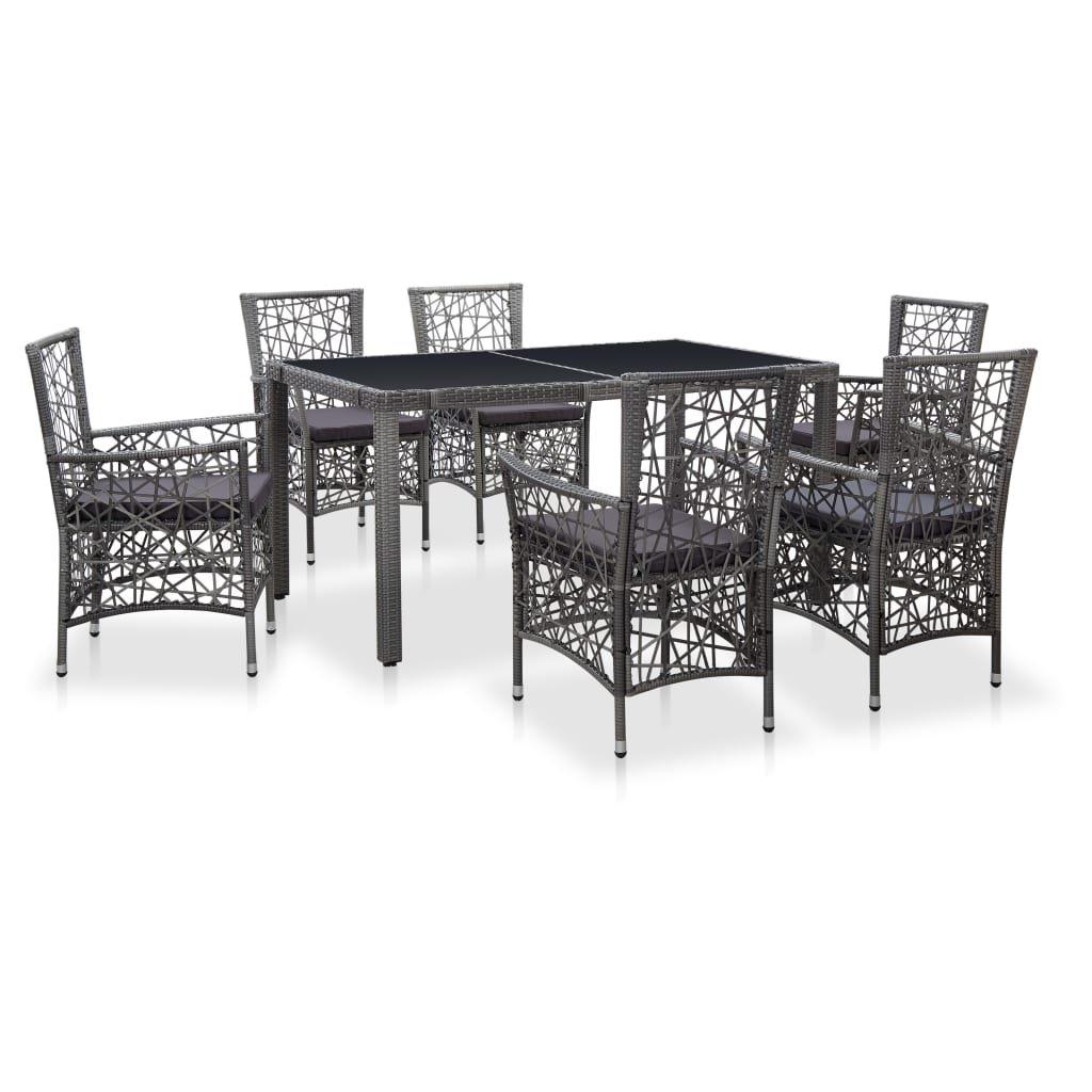 Image of Ess-set poly-rattan Ess-set poly-rattan