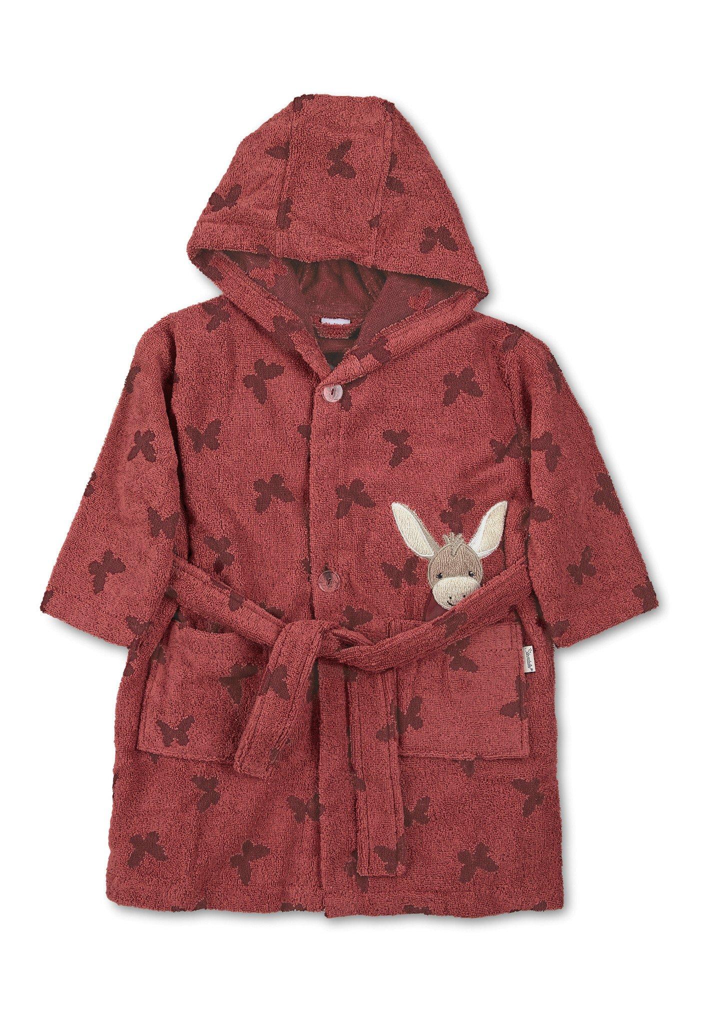 Image of Kinder Bademantel Emmily Unisex Rot 98/104