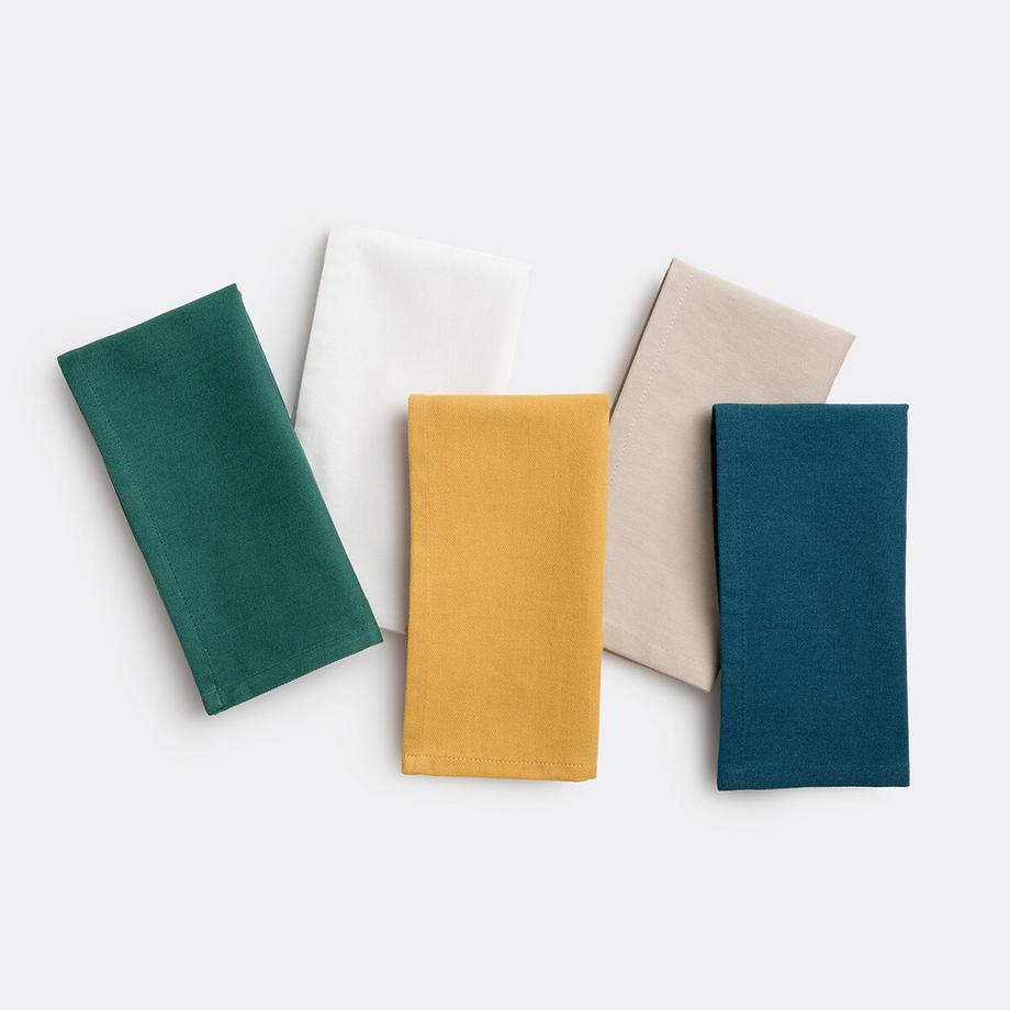 La Redoute Intérieurs 6er-Pack Stoffservietten SCENARIO mit Fleckenschutz  