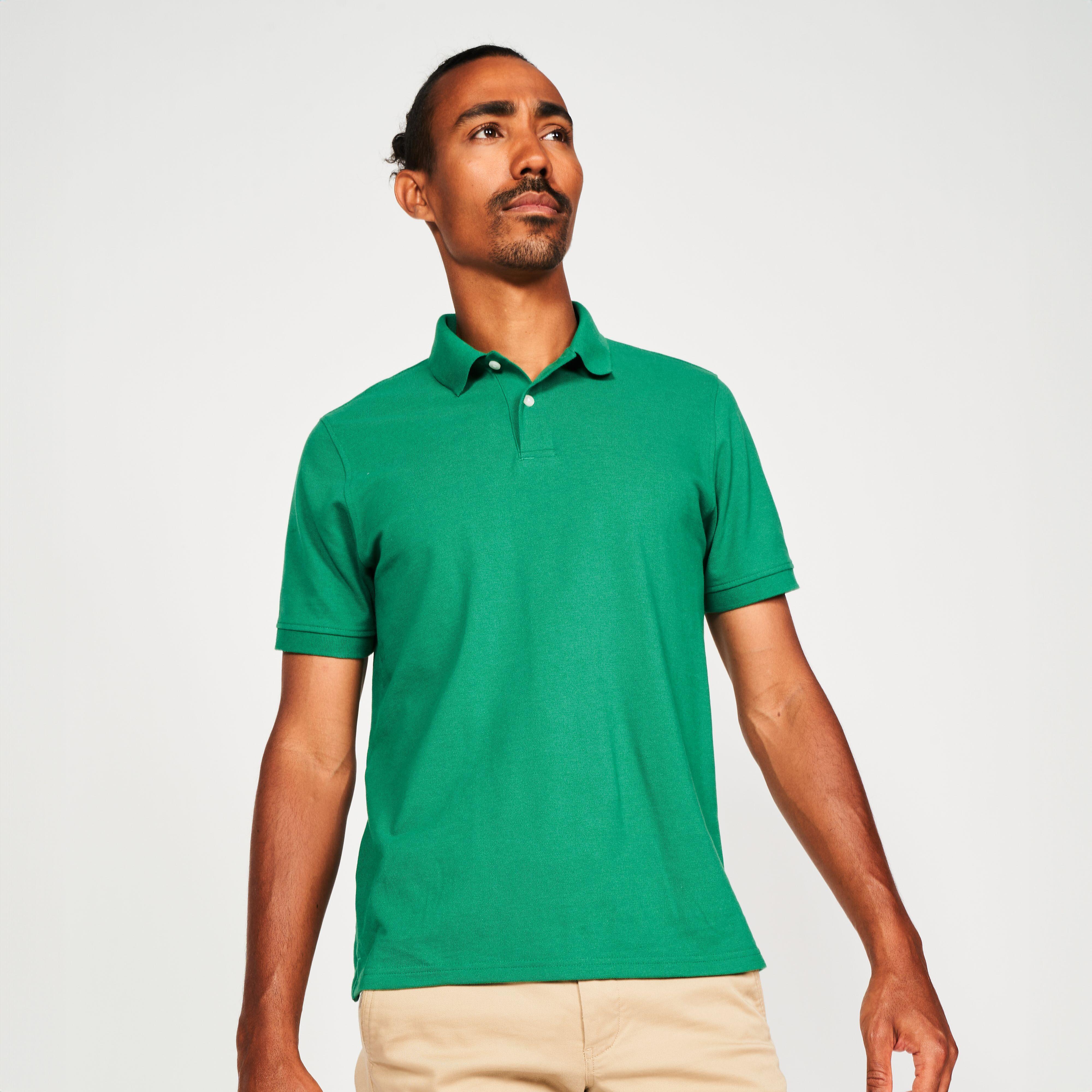 Image of Poloshirt Kurzarm - Mw500 Herren Ocker S