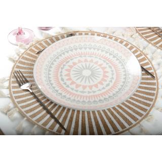 Aulica ASSIETTE PLATE ROSE - COACHELLA PAR BOITE DE - 6  