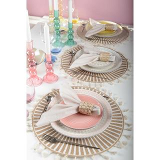 Aulica ASSIETTE PLATE ROSE - COACHELLA PAR BOITE DE - 6  