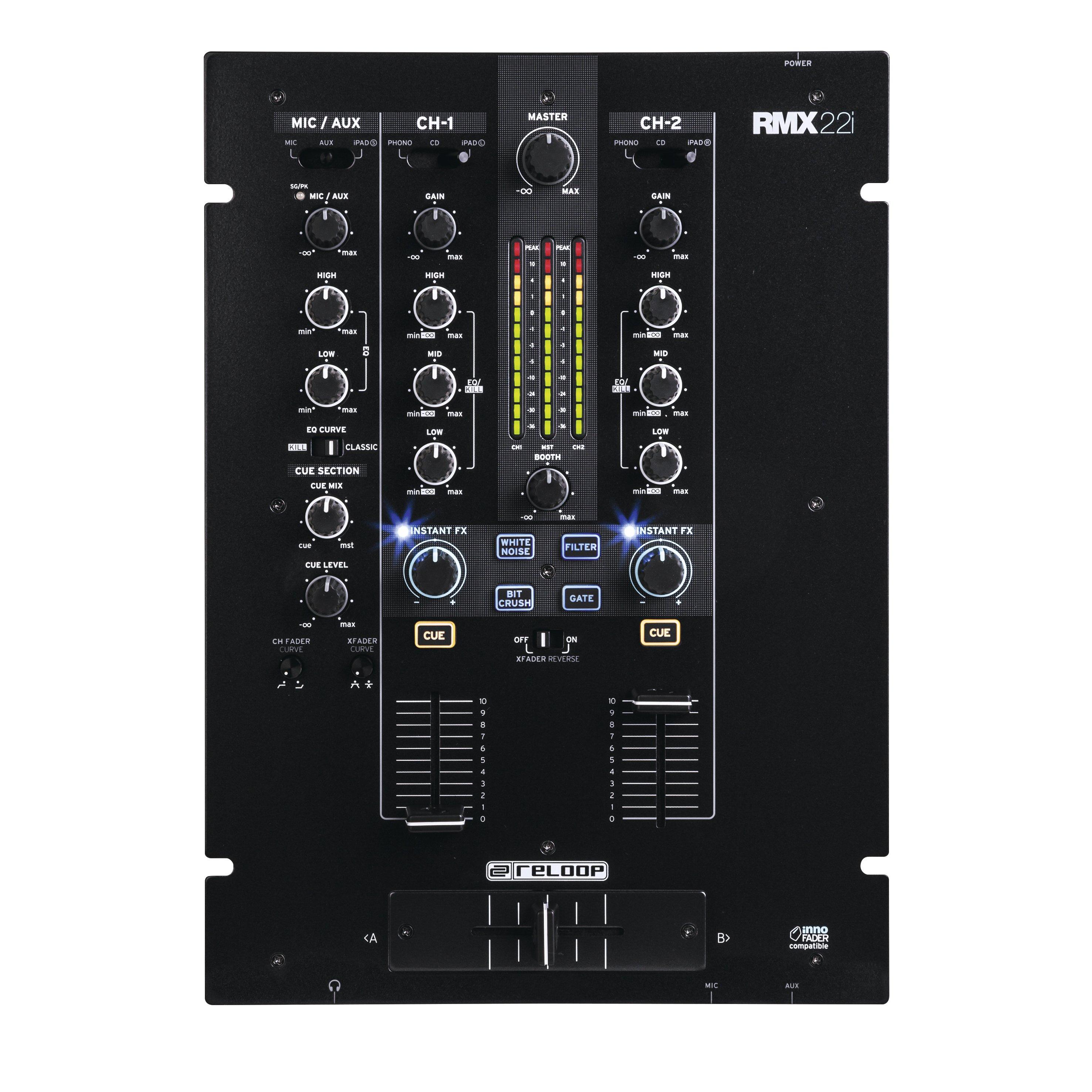 Reloop  Reloop RMX-22i 3 canaux 20 - 20000 Hz 