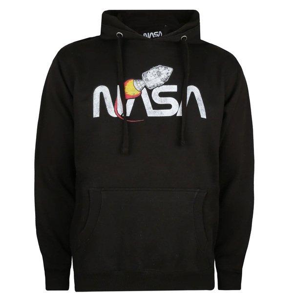 Image of Vintage Rocket Hoodie Zum Überziehen Herren Schwarz S