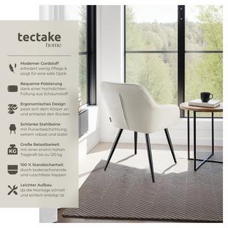 Tectake Chaise Marilyn, aspect corde, rembourrée  