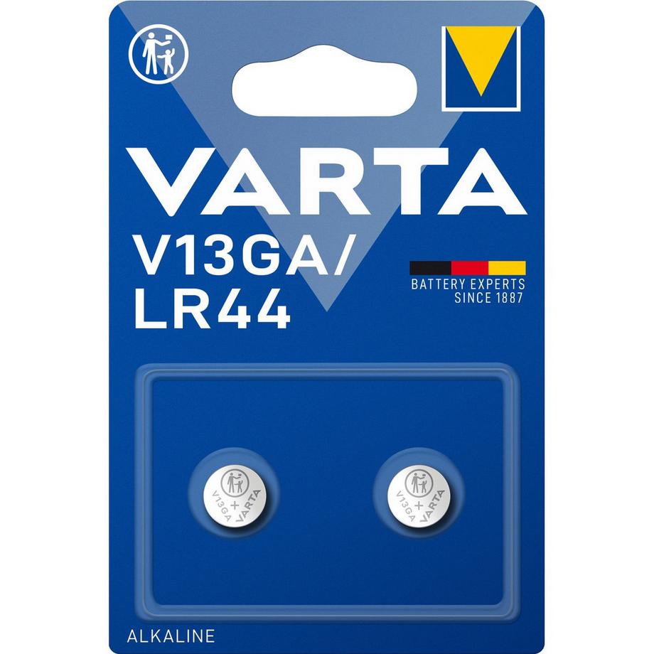 VARTA  Pile V13GA / LR44 1,5 V, paquet de 2 