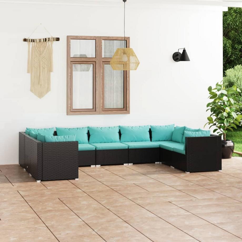 VidaXL Garten-lounge-set poly-rattan  