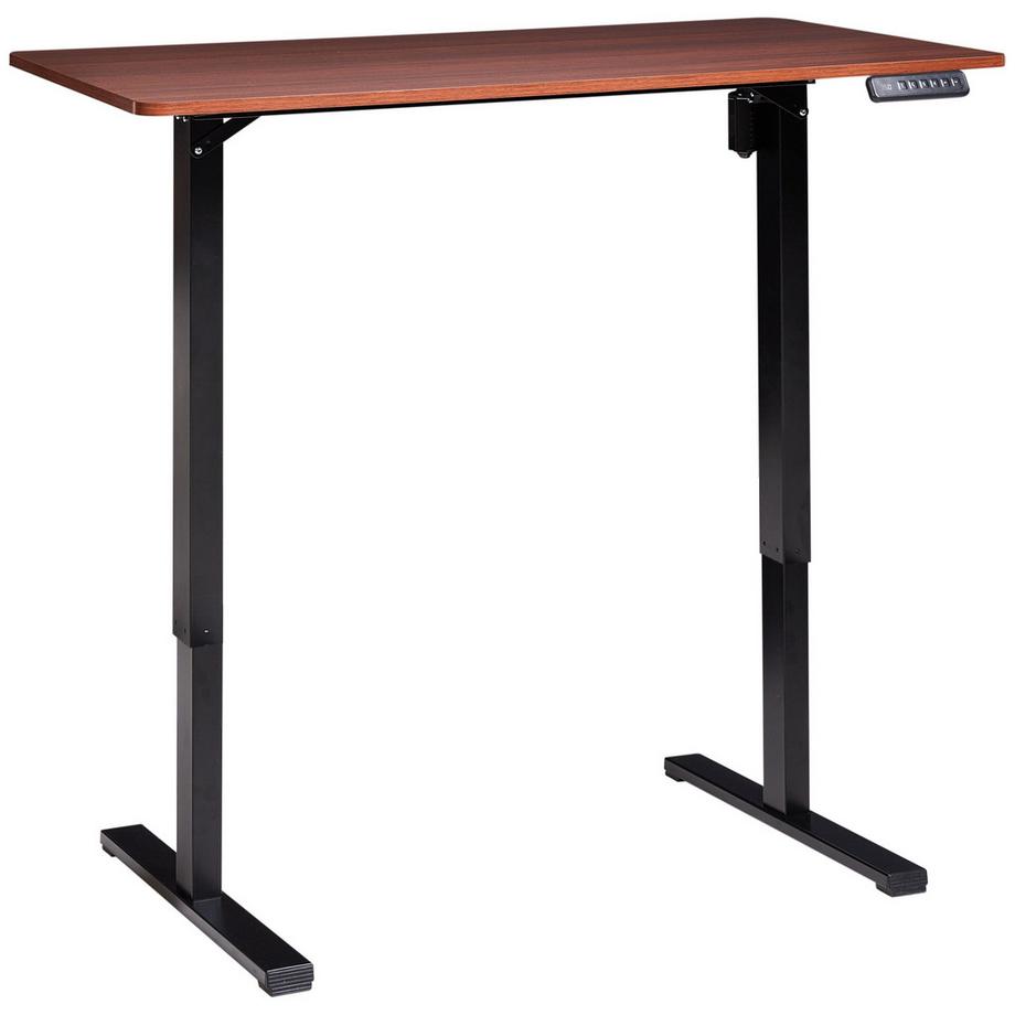 Beliani Bureau réglable en hauteur électriquement en Panneau de particules de bois  TAVARES  