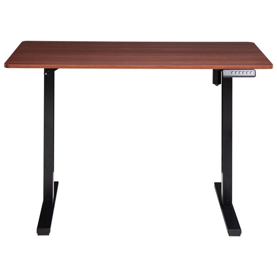 Beliani Bureau réglable en hauteur électriquement en Panneau de particules de bois  TAVARES  