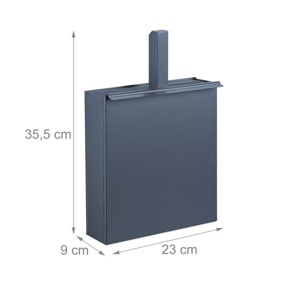 B2X Posacenere con paletta in antracite  