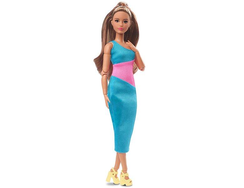 Barbie  Signature Looks Brunette Ponytail Turquoise 