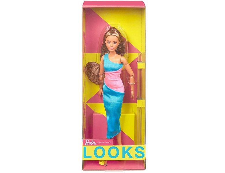 Barbie  Signature Looks Brunette Ponytail Turquoise 