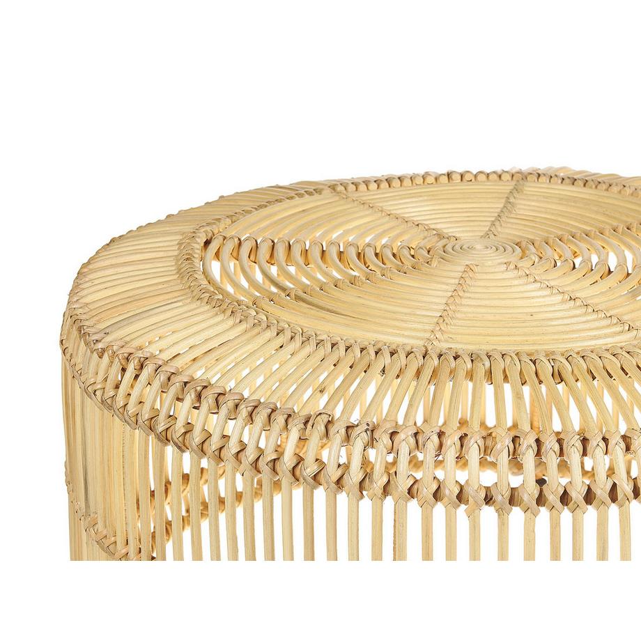 Beliani Table basse en Rotin Boho LIMNI  