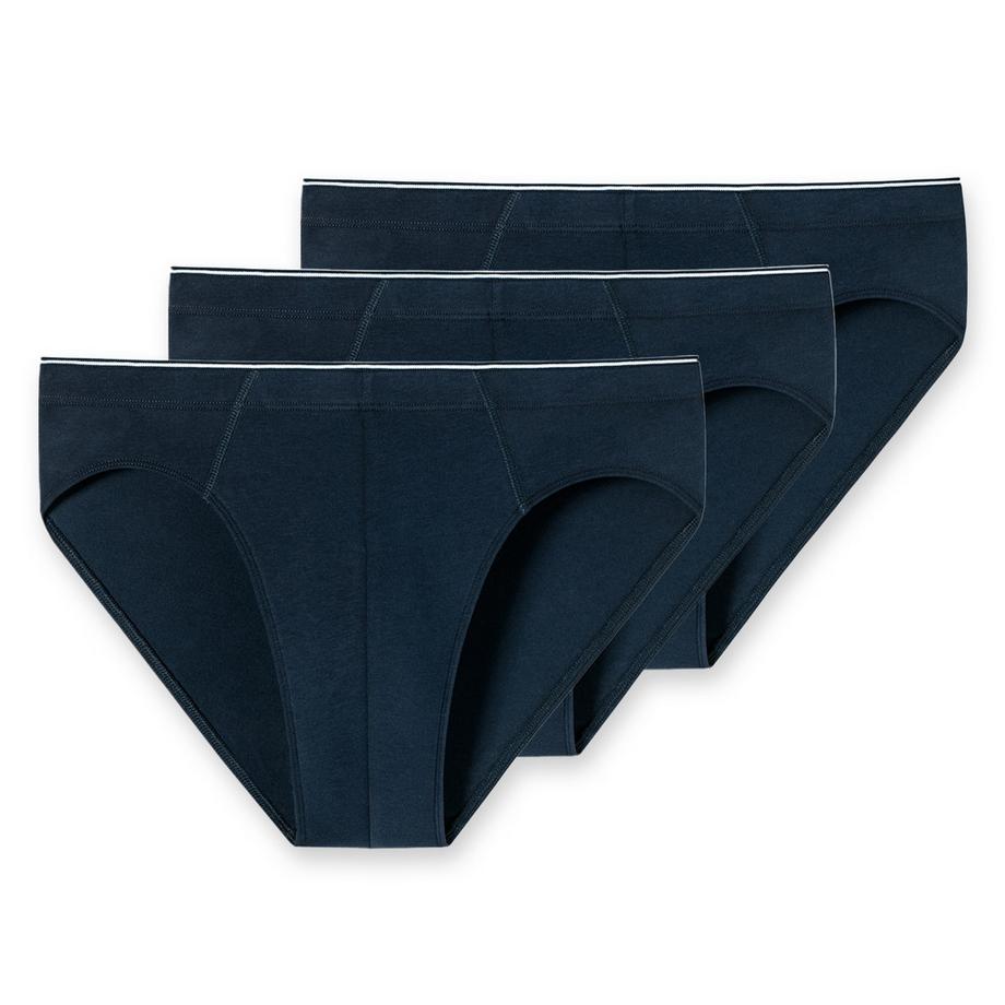 Schiesser Confezione da 3 Slip Supermini in Cotone Biologico  