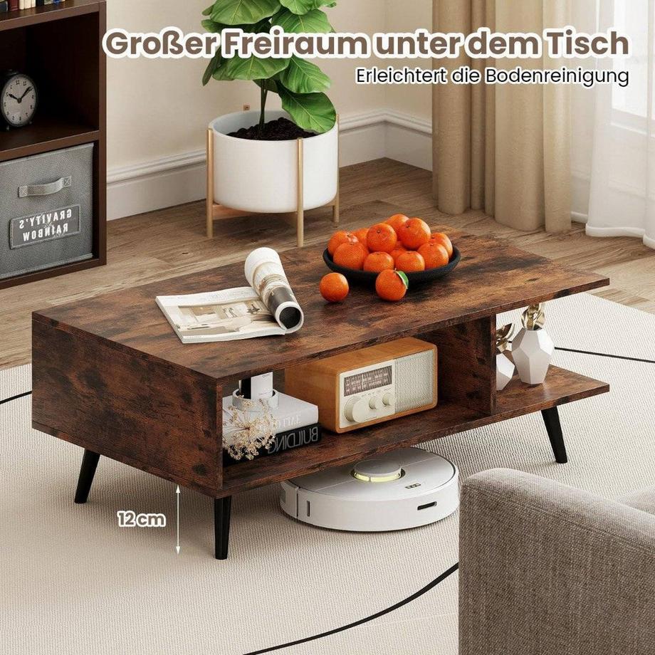 Northix Tavolino da caffè con contenitore  