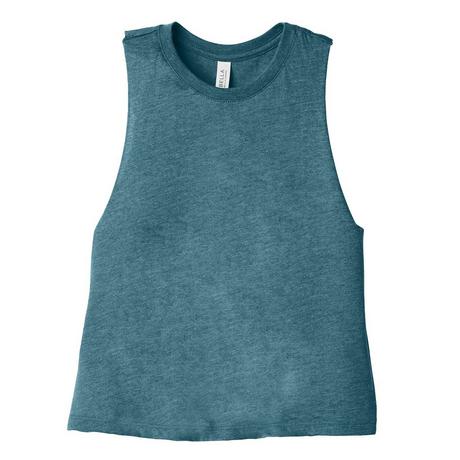 Bella + Canvas  CropTanktop mit Racerback 