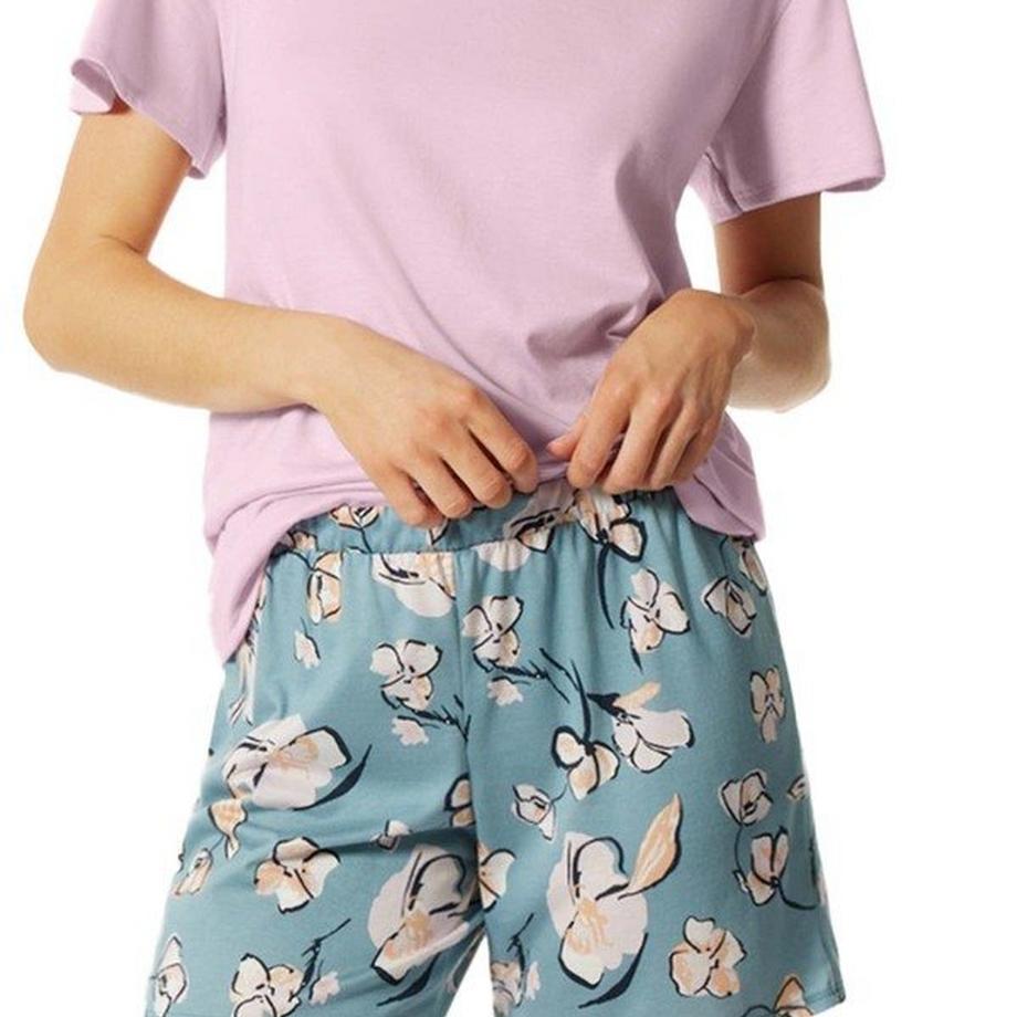 Schiesser Modern Floral Pyjama Court  
