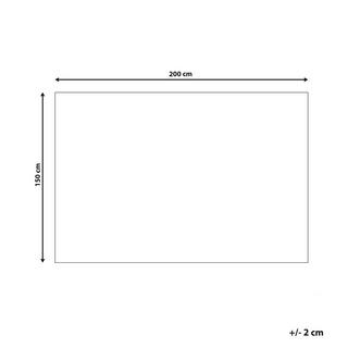 Beliani Bezug für Gewichtsdecke aus Polyester Klassisch RHEA  