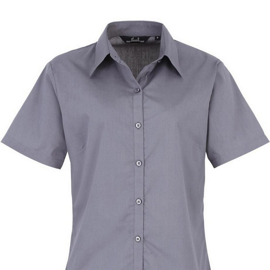 PREMIER Chemisier Popeline Manches Courtes Chemise de Travail  