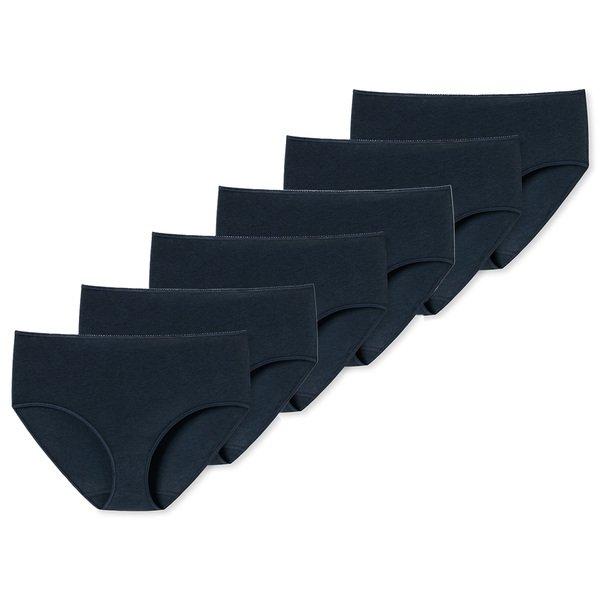 Image of 6er Pack Basic - Midi Slip Damen Marine XXL