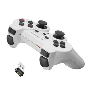 eStore  Esperanza - Manette de Jeu sans Fil pour PC/PS3, GX600 - Blanc 