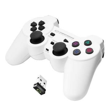Esperanza - Gamepad wireless per PC/PS3, GX600 - Bianco