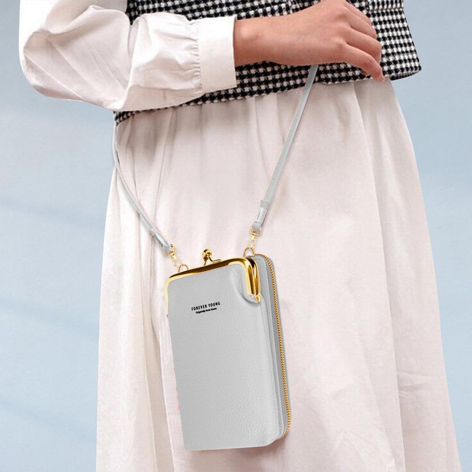 Avizar  Kunstledertasche mit Schulterriemen 