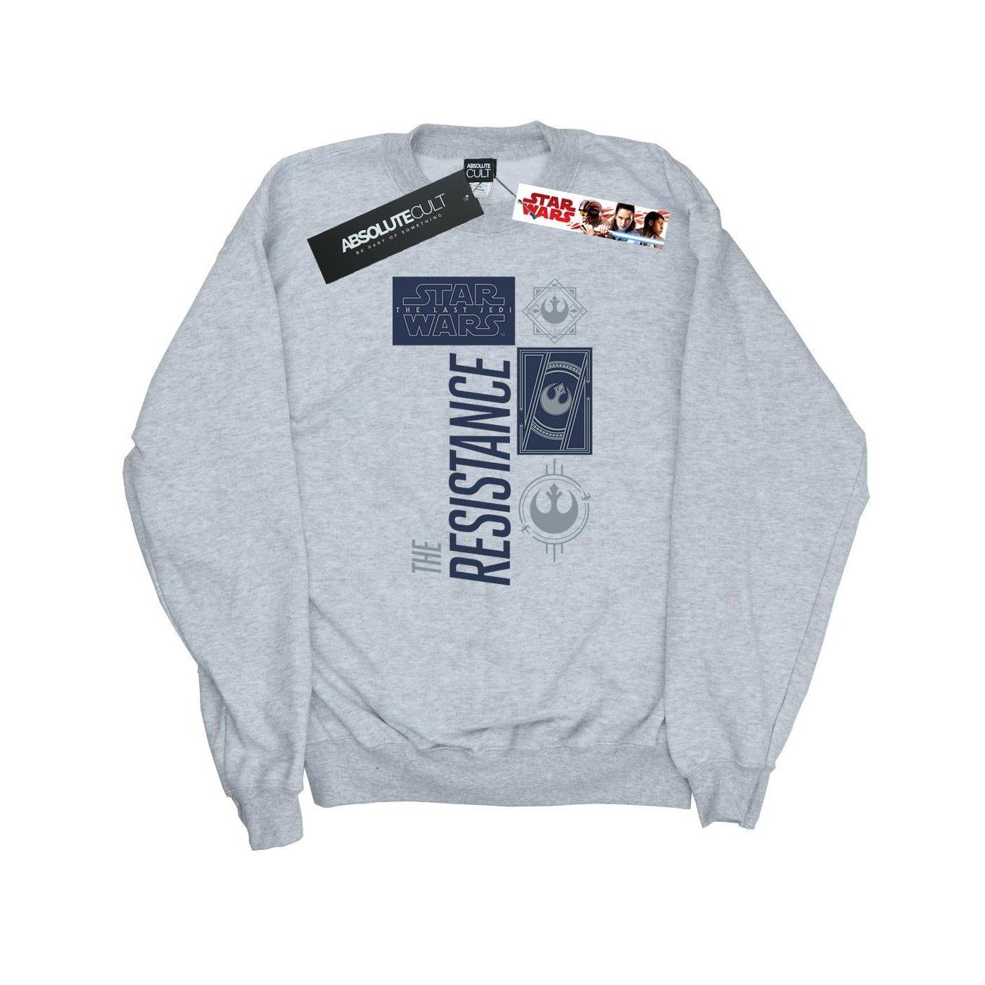 Image of The Last Jedi The Resistance Sweatshirt Damen Grau M