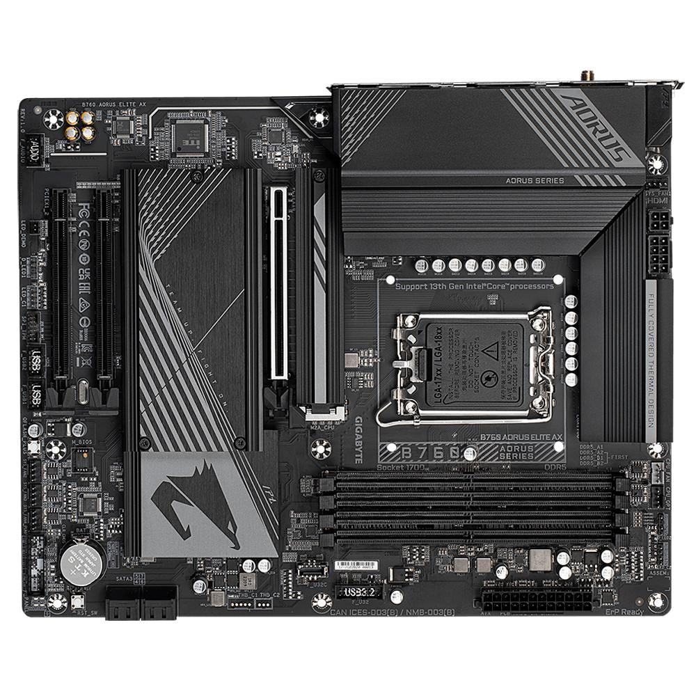 Gigabyte  B760 AORUS ELITE AX carte mère Intel B760 LGA 1700 ATX 