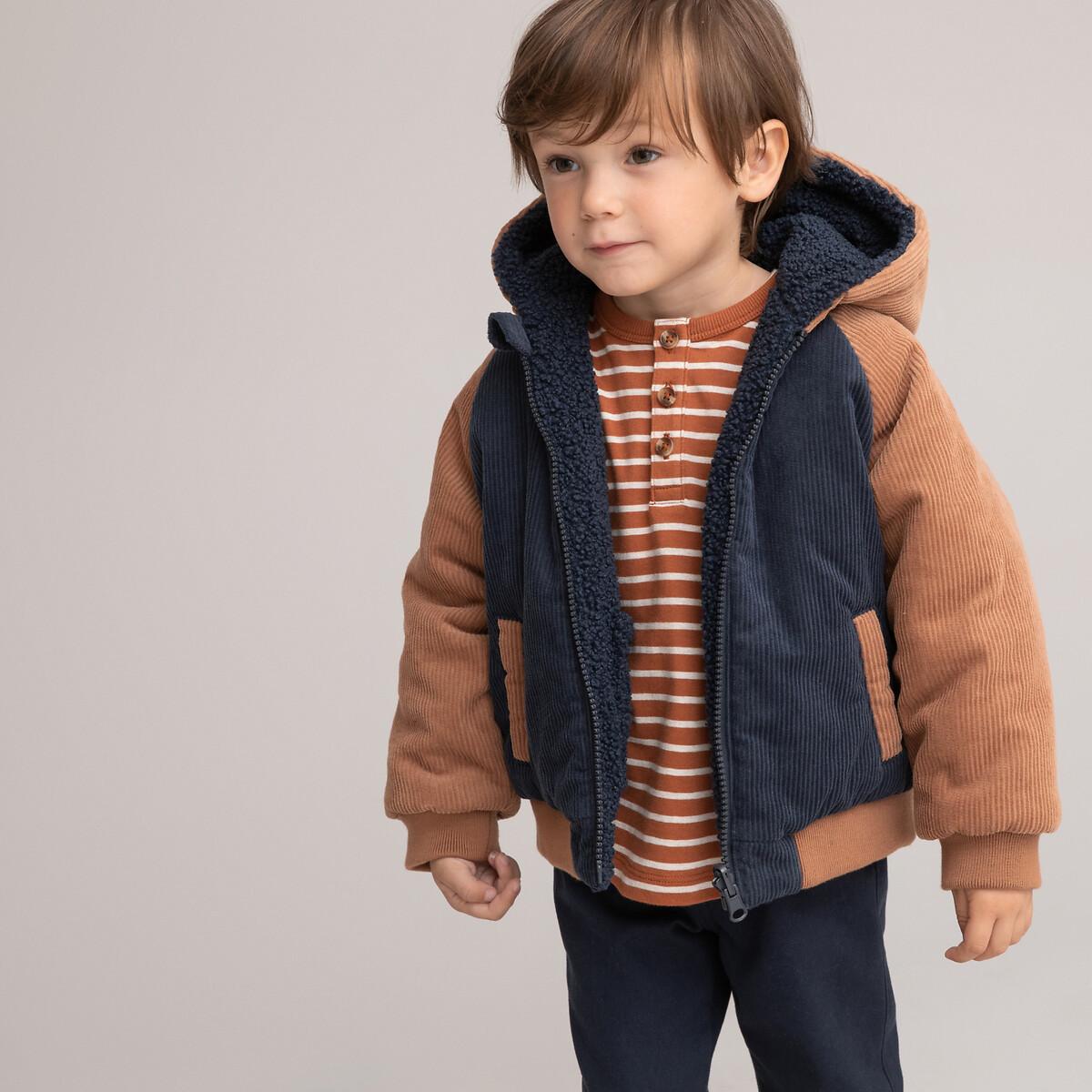Image of Wendbare Winterjacke Mit Kapuze Jungen Blau 6 mesi