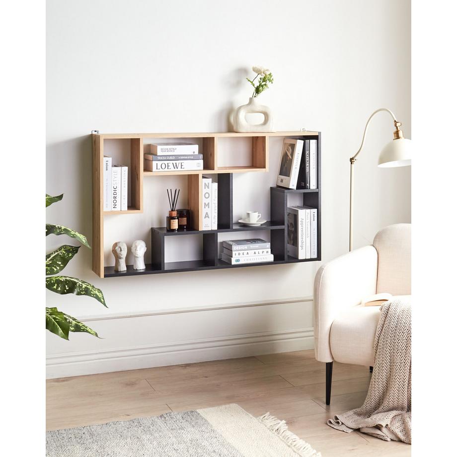 Beliani Regal aus Faserplatte Skandinavisch ALMA  