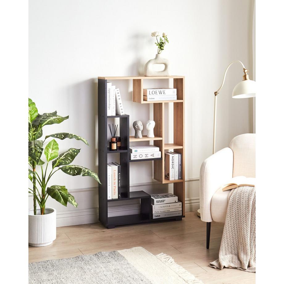 Beliani Regal aus Faserplatte Skandinavisch ALMA  