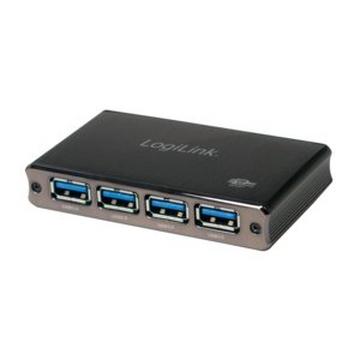 UA0282 Schnittstellen-Hub USB 3.2 Gen 1 (3.1 Gen 1) Micro-B 5000 Mbits Schwarz