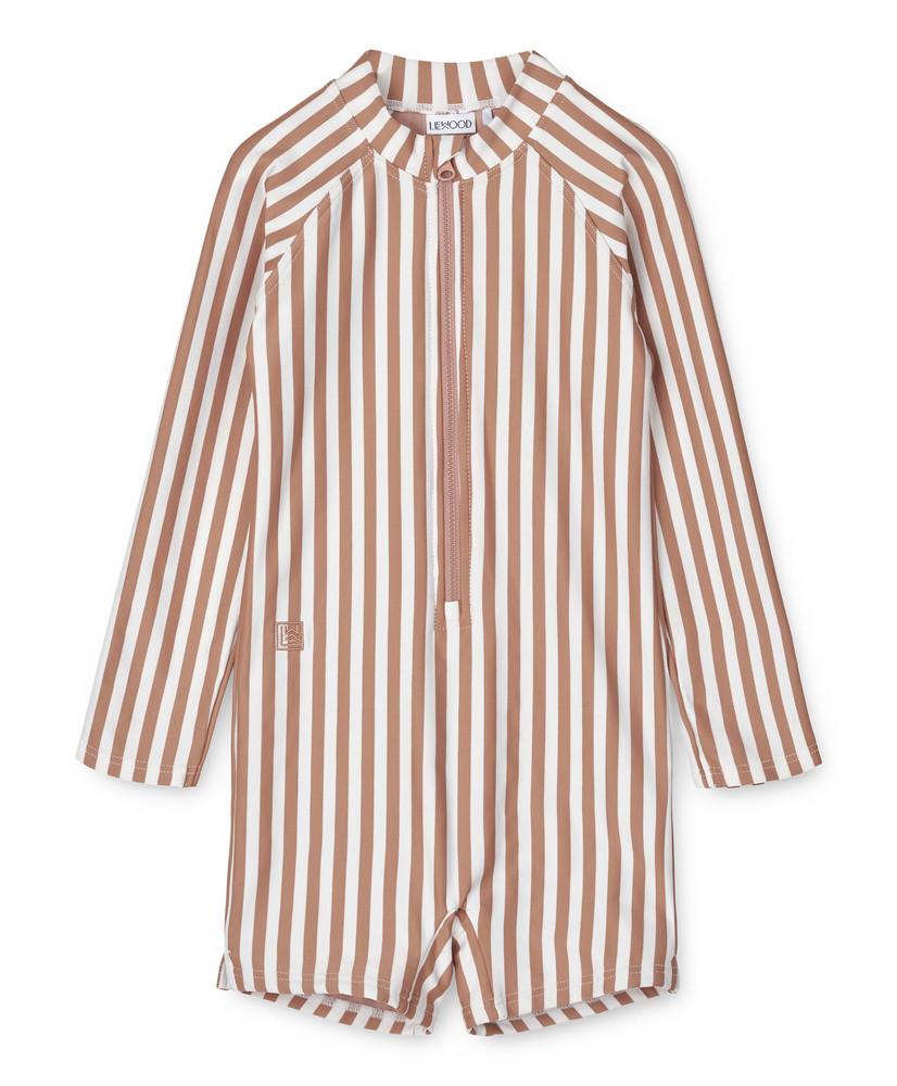 Image of Schwimmanzug Streifen Tuscany Unisex Rosa 92