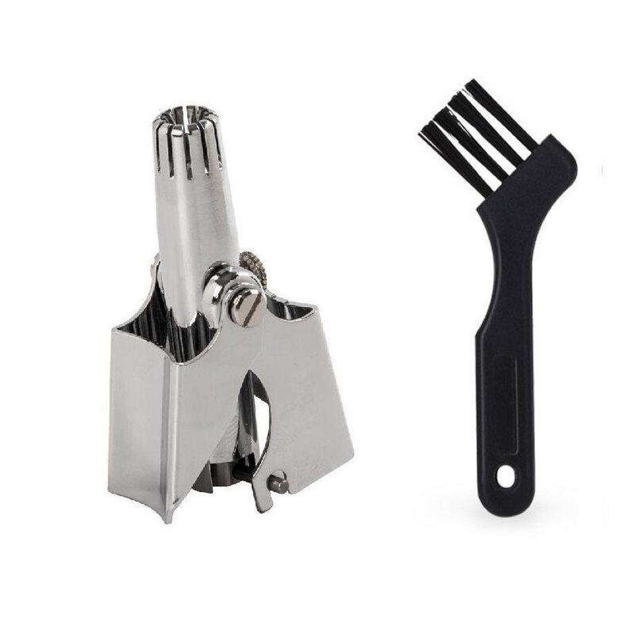 eStore  Tondeuse Nez et Oreilles Manuelle - Acier Inoxydable 