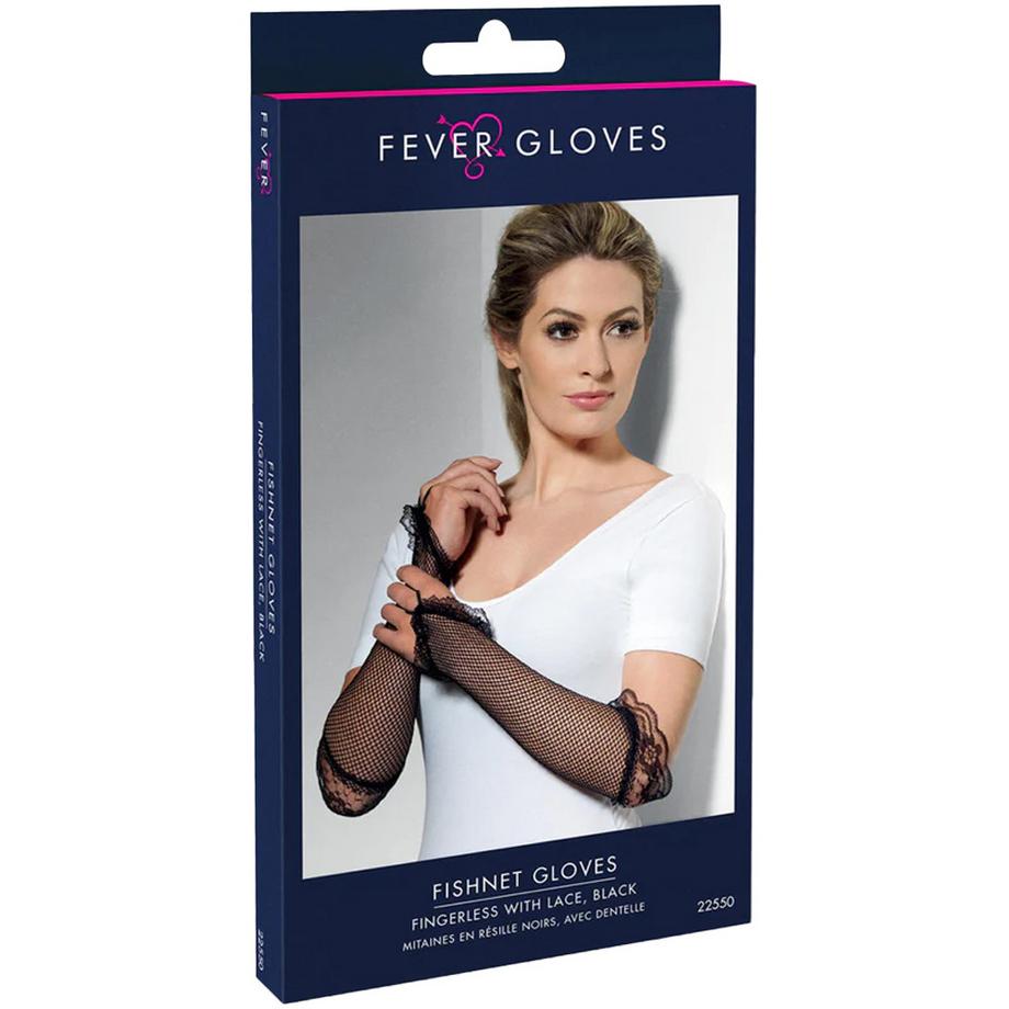 smiffys  Fischnetz Fingerlose Handschuhe 