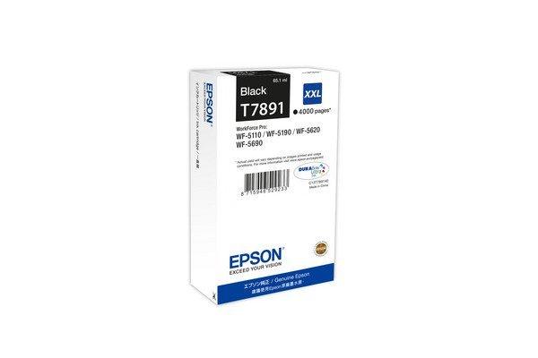 EPSON  EPSON Tintenpatrone XXL schwarz T789140 WF 5110/5620 4000 Seiten 