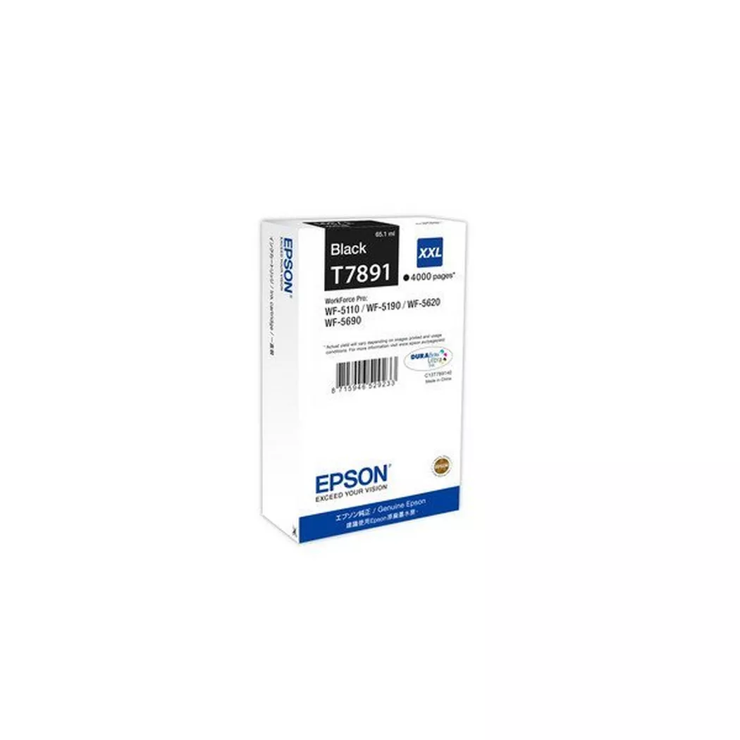 Epson – Tintenpatrone XXL schwarz T789140 WF 5110/5620 4000 Seiten, One Size