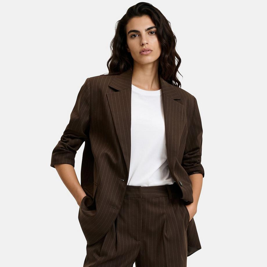 Blazer oversize à rayures
