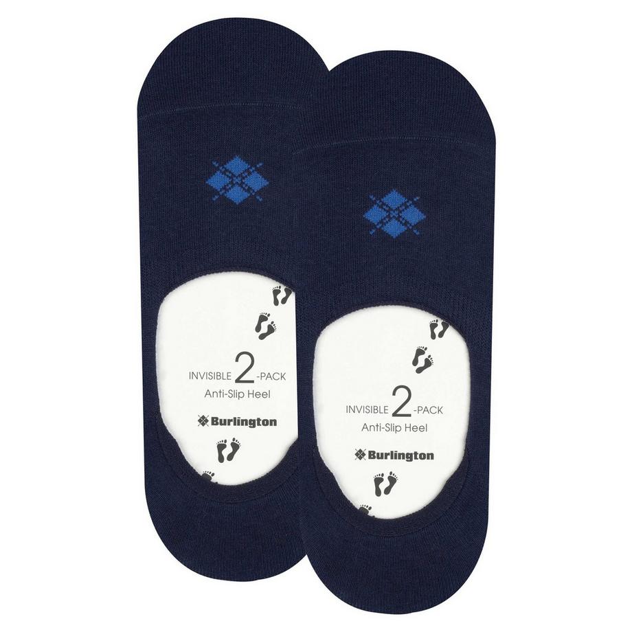 Burlington Everyday Invisible Calzini Antiscivolo Tallone Confezione da 4  