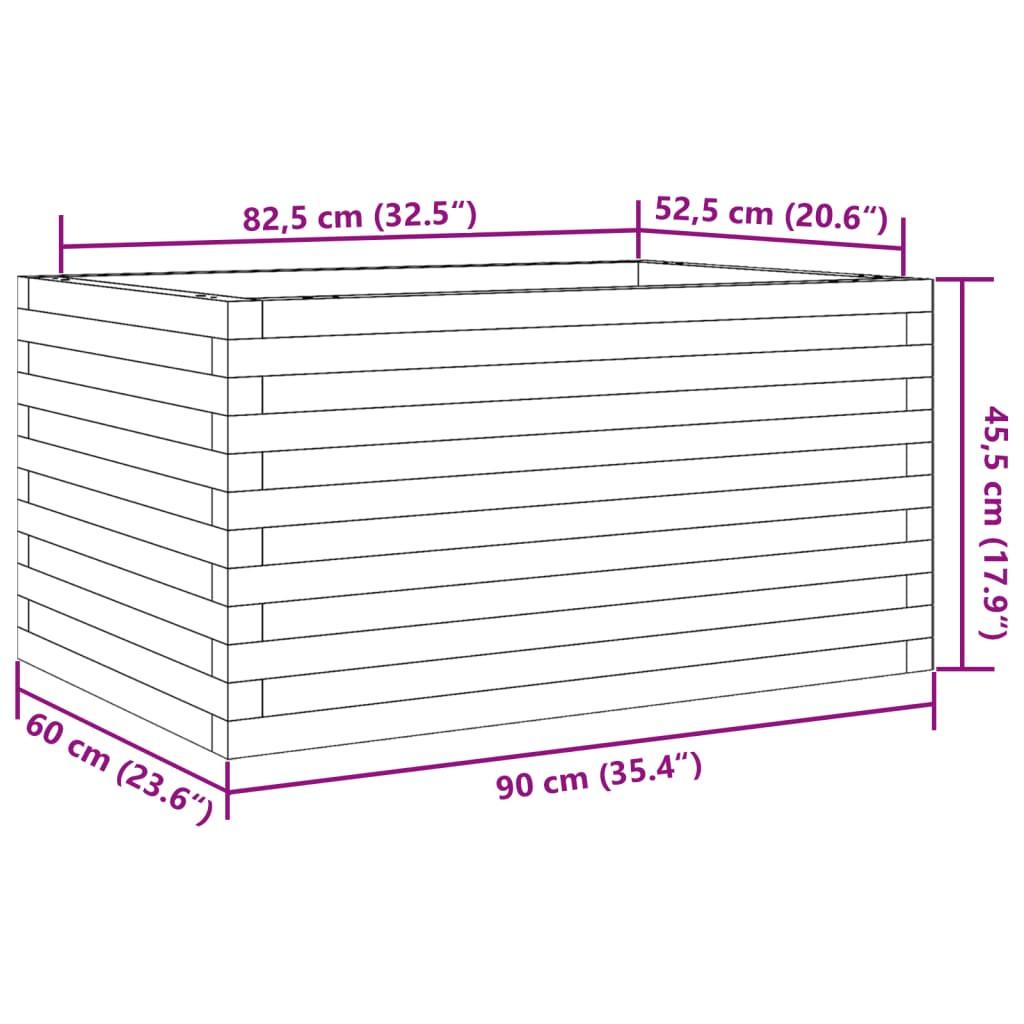 VidaXL fioriera da giardino Legno di douglas  