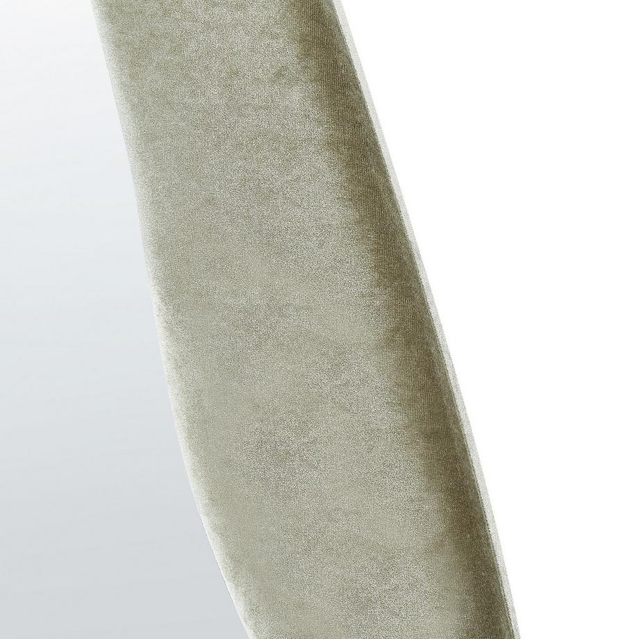 Beliani Wandspiegel aus Samtstoff Retro REIGNY  