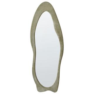 Beliani Miroir en Velours Moderne REIGNY  