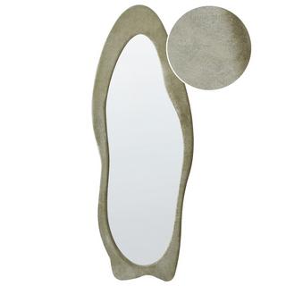 Beliani Miroir en Velours Moderne REIGNY  