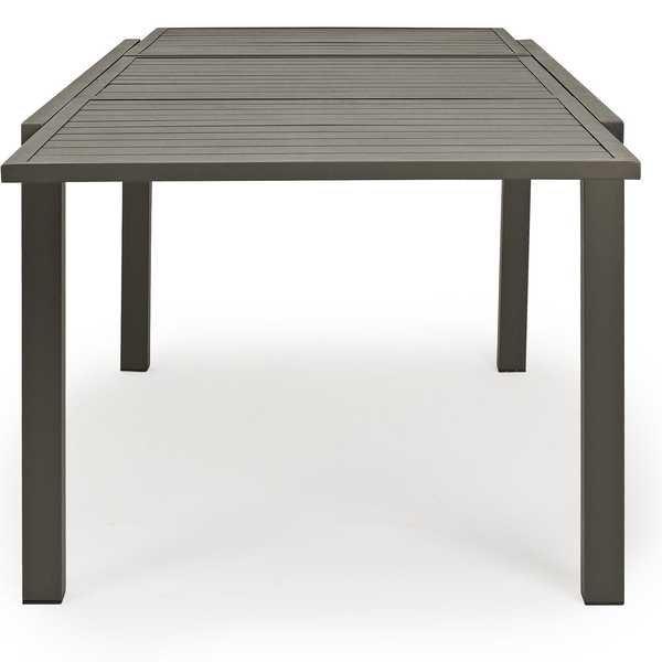 mutoni Table à rallonge de jardin Hilde 160-240x90 Coffee  