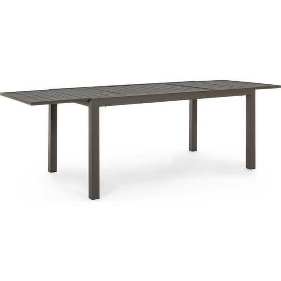 mutoni Table à rallonge de jardin Hilde 160-240x90 Coffee  