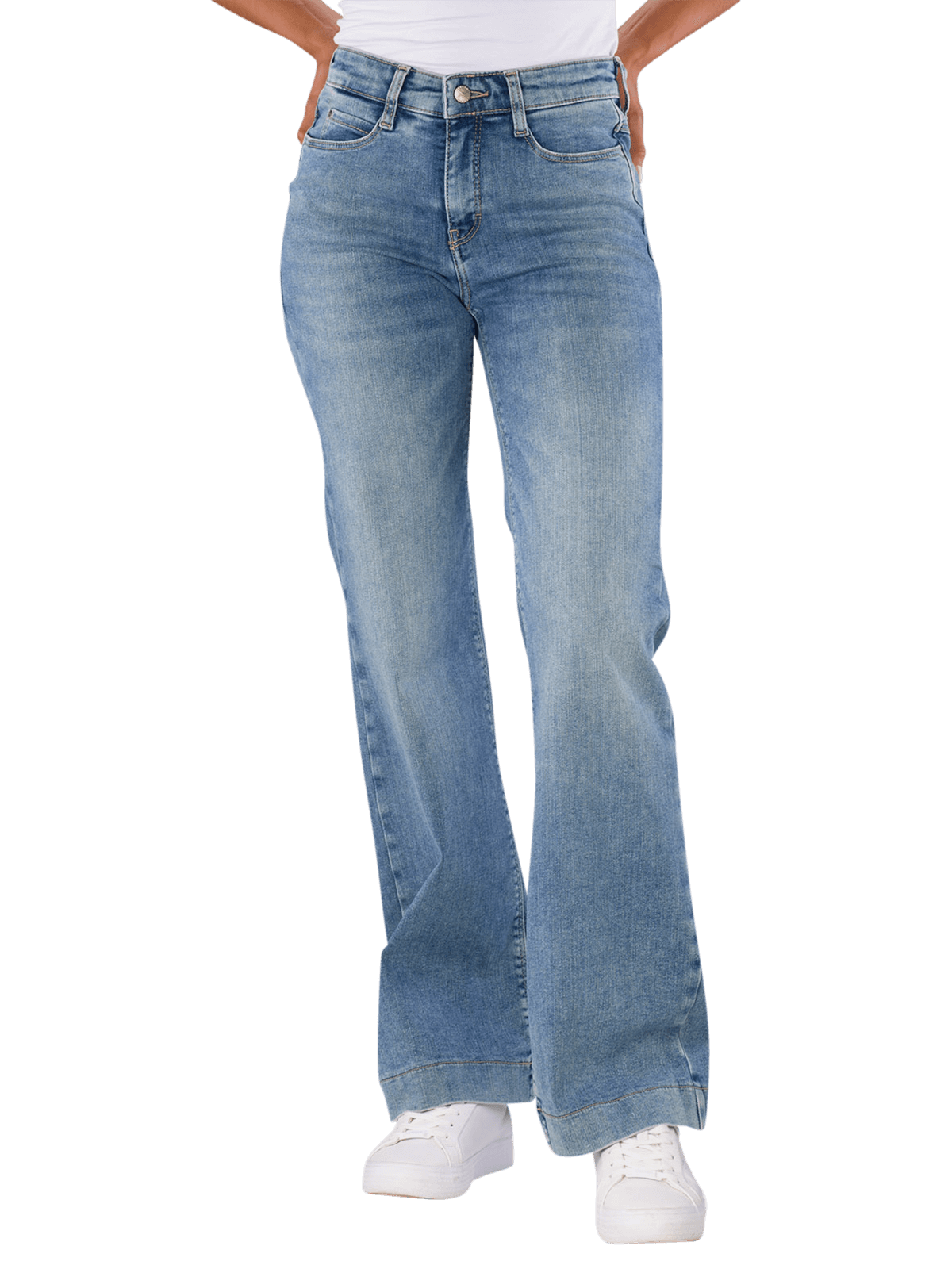 MAC Dream Mega Flex Wide Leg Jeans  
