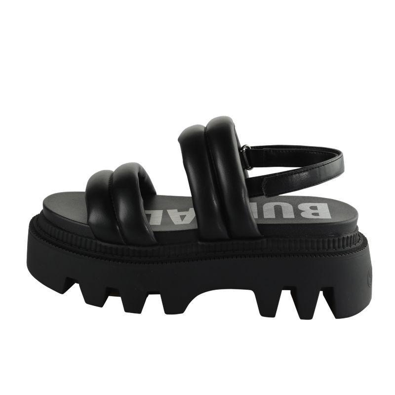 Image of Sandalen Für Frauen Flora Ts Quilt - Vegan Nappa Damen Schwarz 42