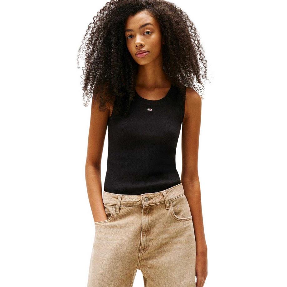 TOMMY JEANS Débardeur Côtelé  