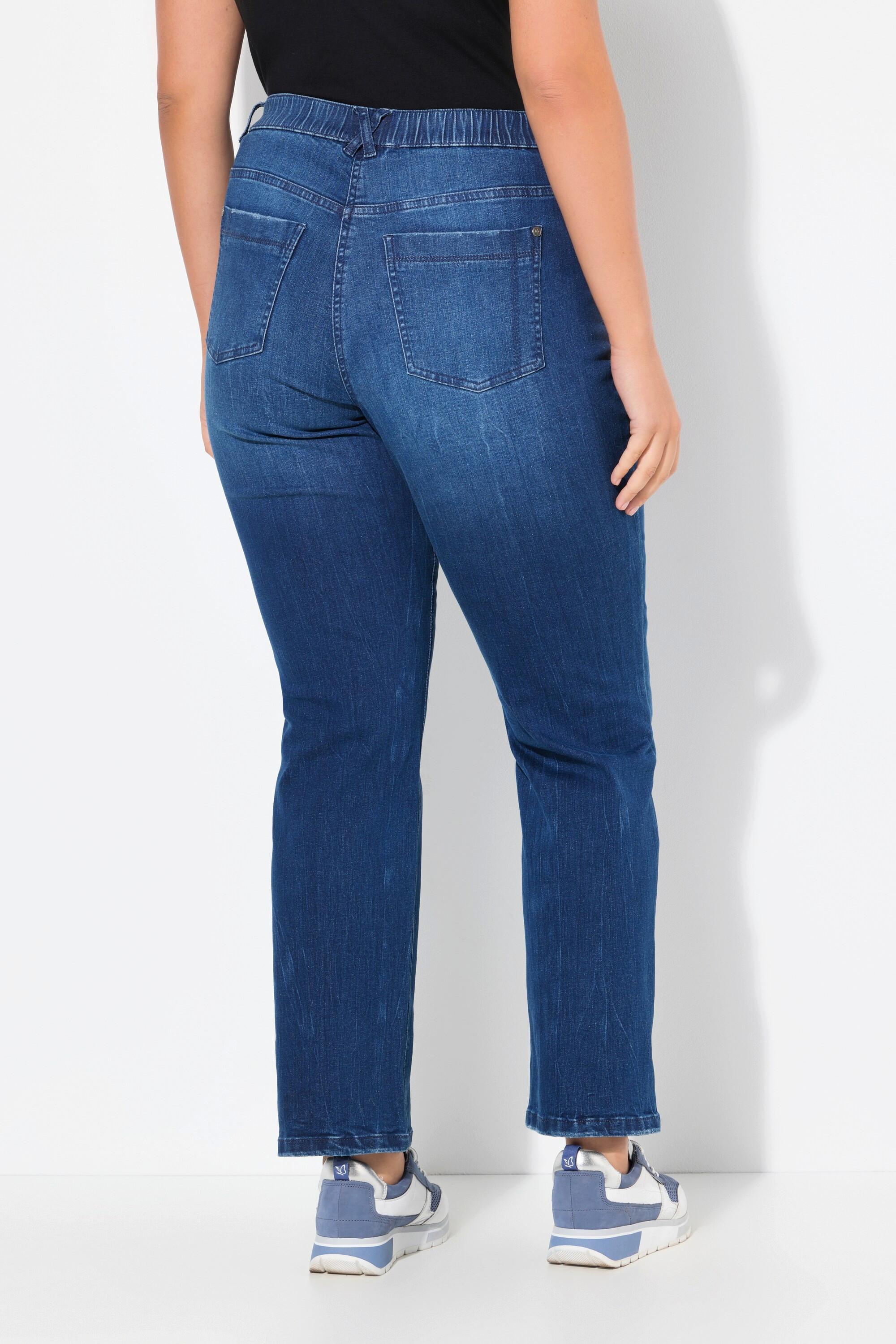 Ulla Popken  Jean Mandy, jambe droite et large, taille confortable 